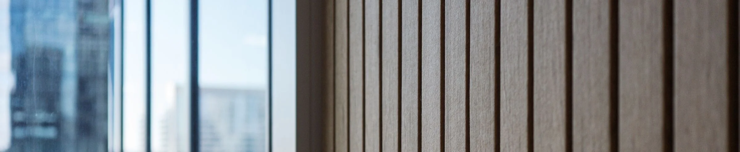 Window view and wood