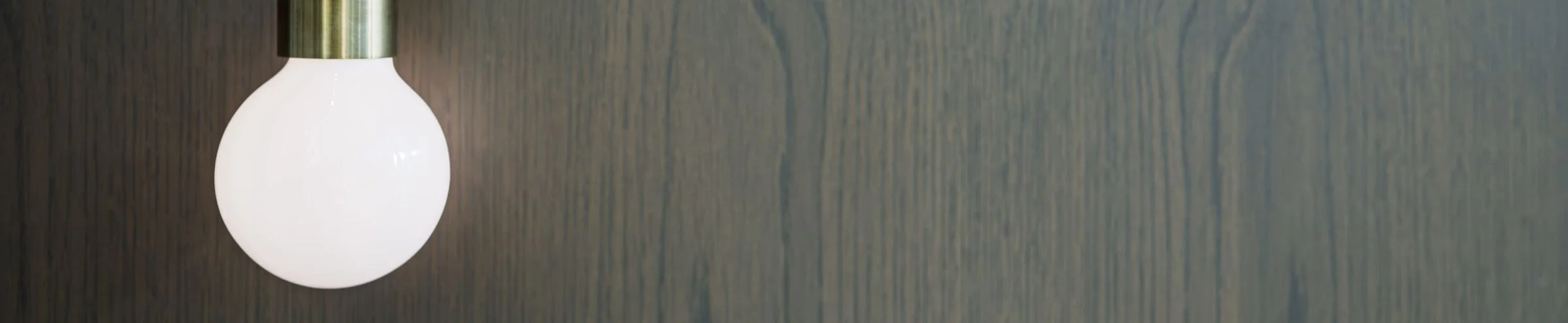 Lightbulb on left